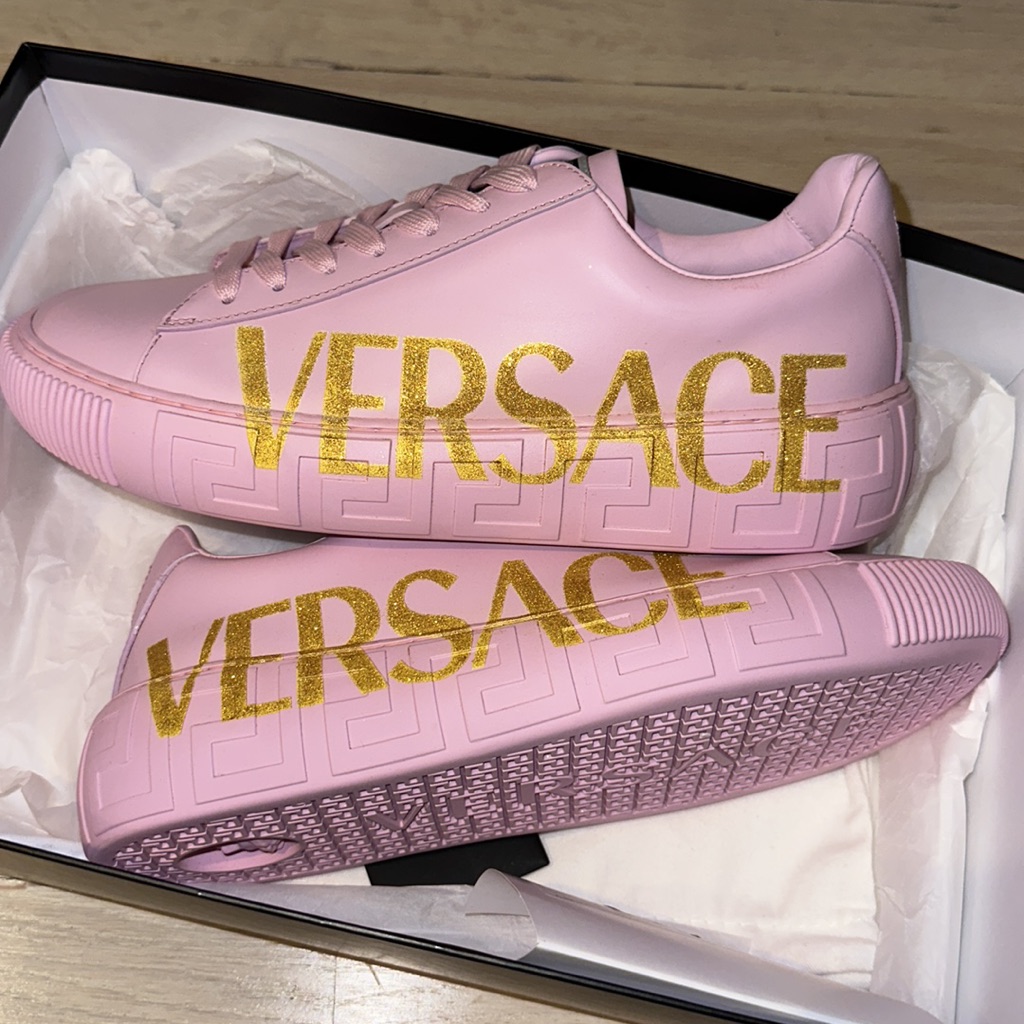 - Pink Versace Sneakers 40